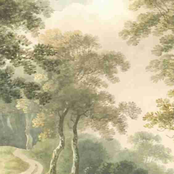 Vintage Woodland Wallpaper