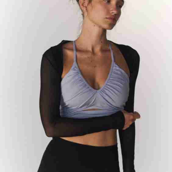 Mesh Shrug Bolero