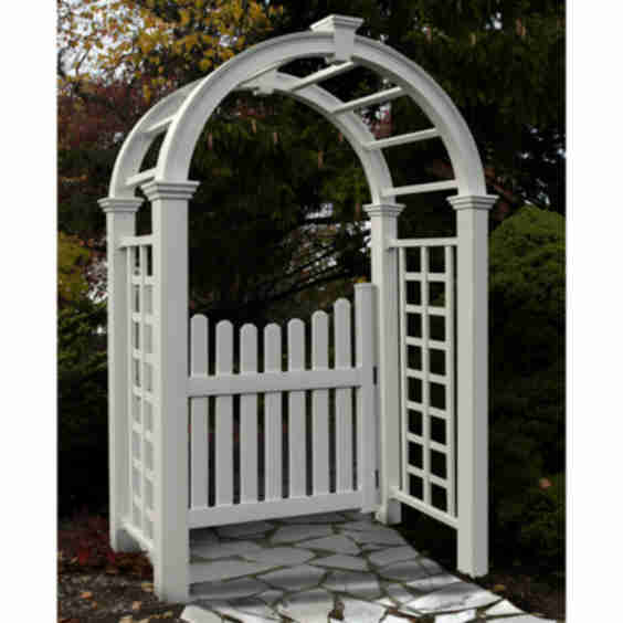 Nantucket Deluxe Arbor with Gate
