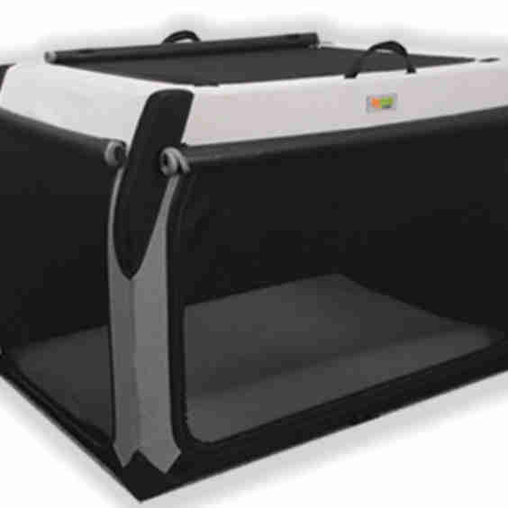 The Foldable Travel Dog Crate