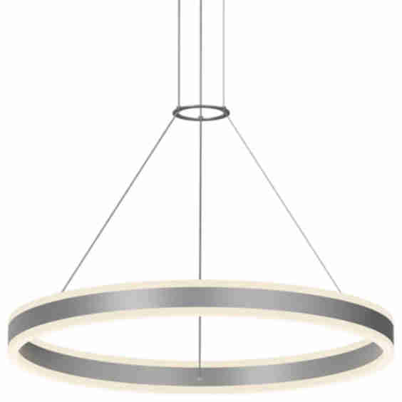 Double Corona LED Ring Pendant