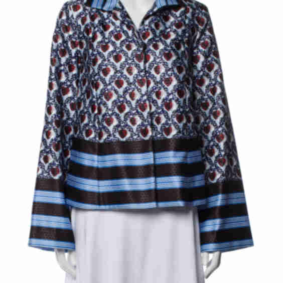 Printed Blazer