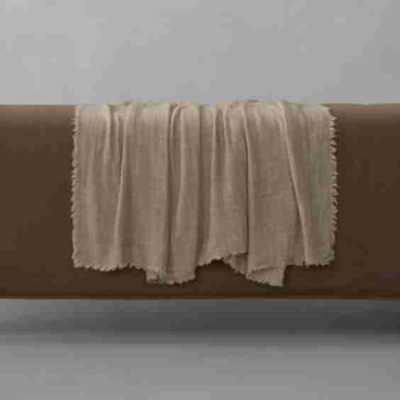 Tiub Plaid Double Layer Silk and Cashmere Blanket