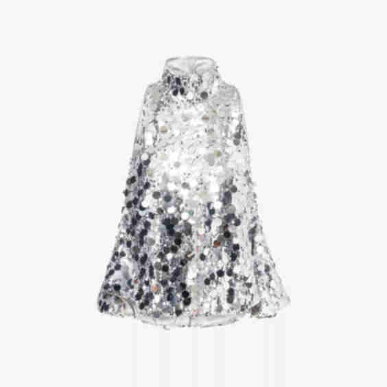 Octavia High Neck Disc Sequin Top
