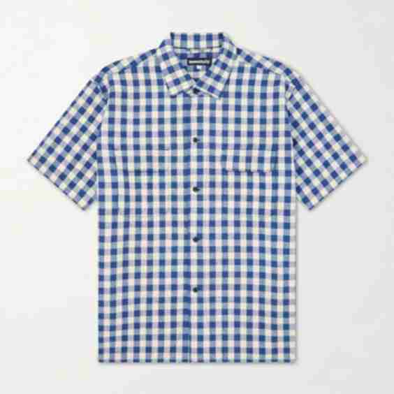 Milano Gingham Cotton And Linen Blend Shirt