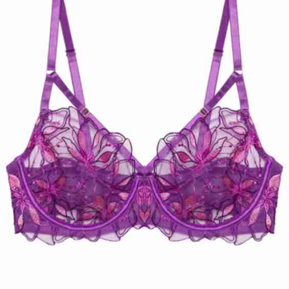 Felicity Hayward X Playful Promises Walpole Embroidered Strappy Balconette Bra