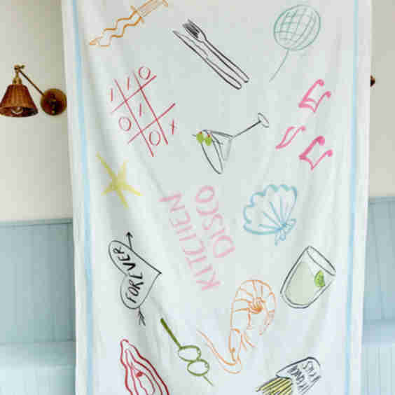 Kitchen Disco Table Cloth