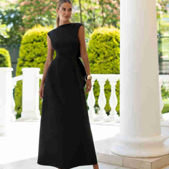 Athena Cape Gown Dress