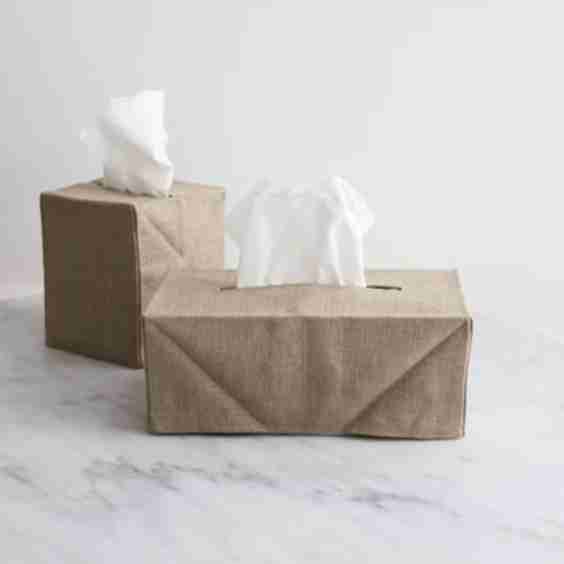 Linen Tissue Cover - Rectangle