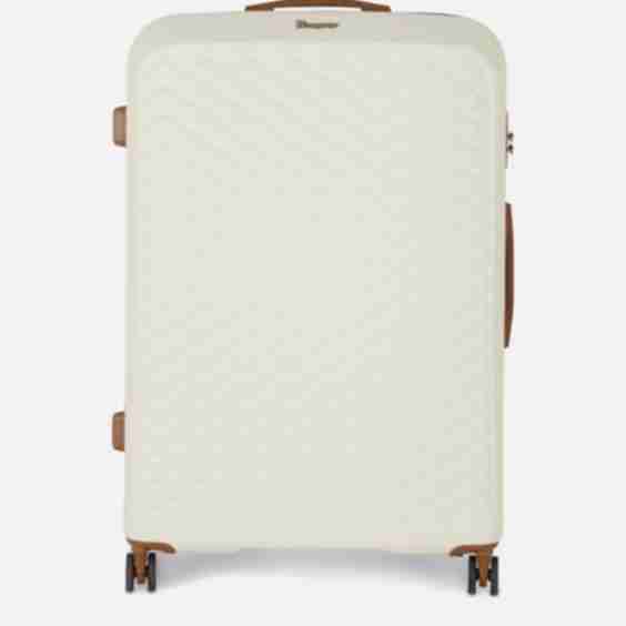 Hard Shell Quilted Suitcase