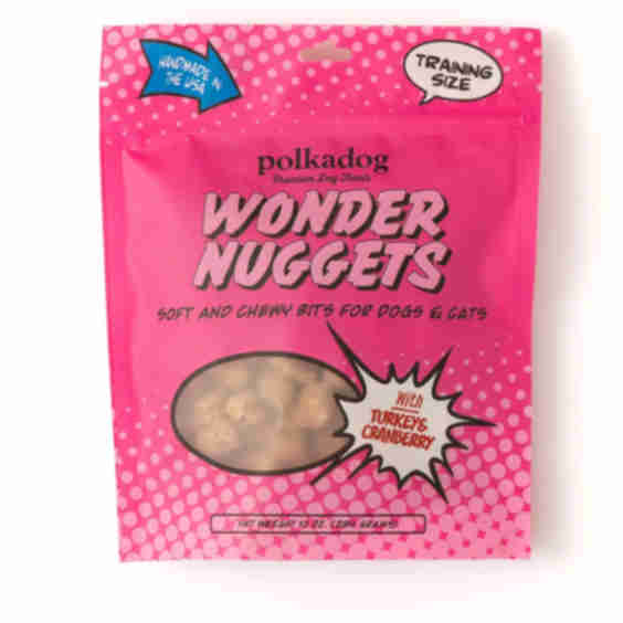 Polkadog Wonder Nuggets Turkey & Cranberry, 10-oz Bag