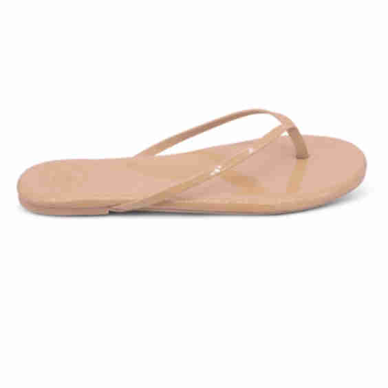 Indie Patent Flip-Flop Sandals