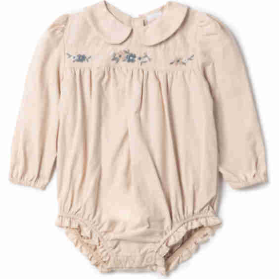Floral Embroidered Bubble 