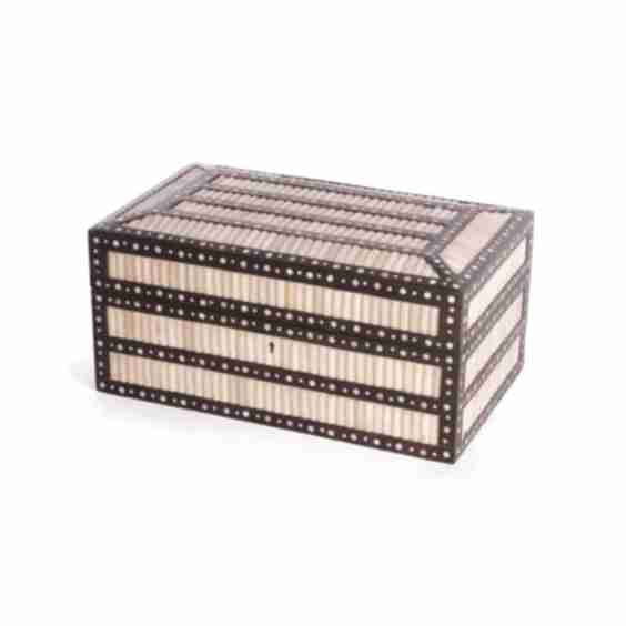 Bone and Wood Quill Style Box
