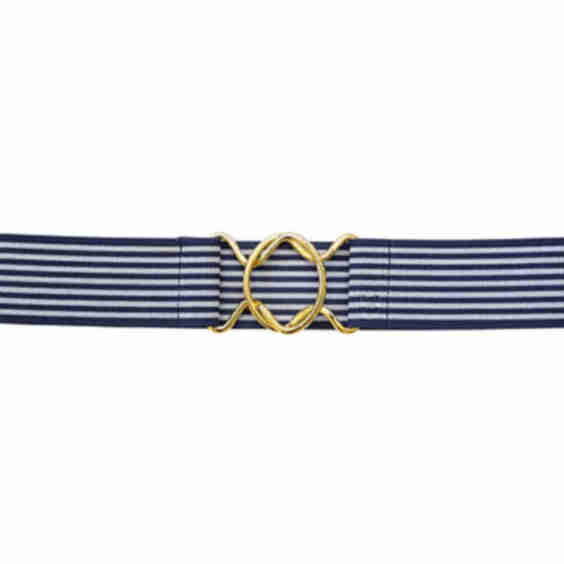 Nantucket Stripe & Clasp Belt