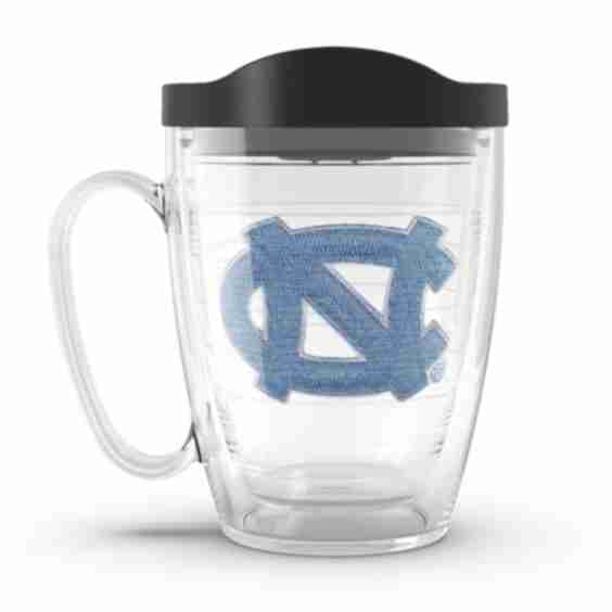 North Carolina Tar Heels 16oz. Emblem Classic Mug with Lid