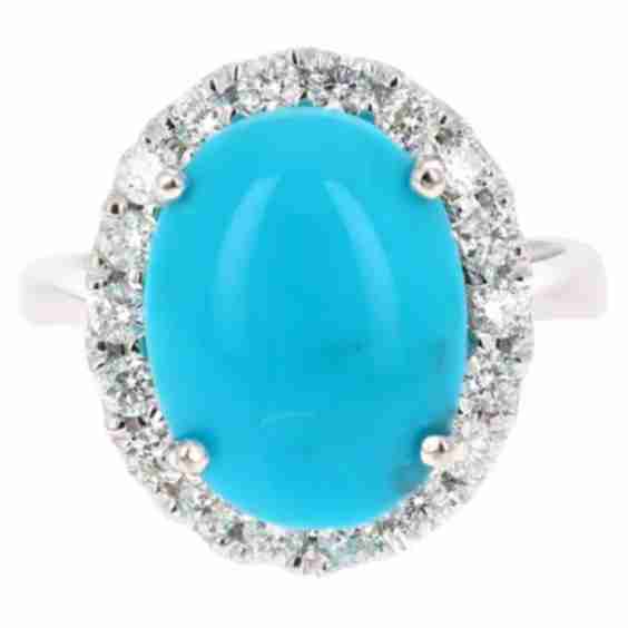 7.28 Carat Oval Cut Diamond Cocktail Ring