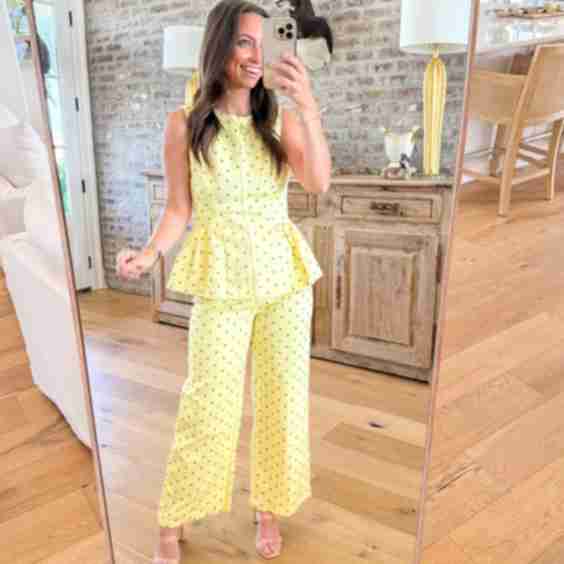 Sunshine Dot Straight Leg Jeans