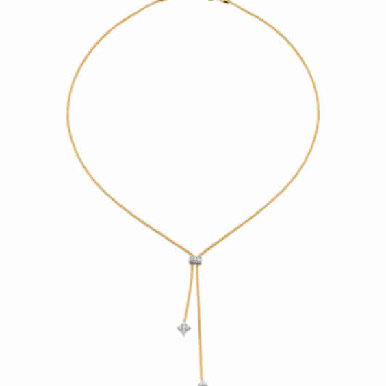 Diamond Starlight Bolo-Tie Necklace