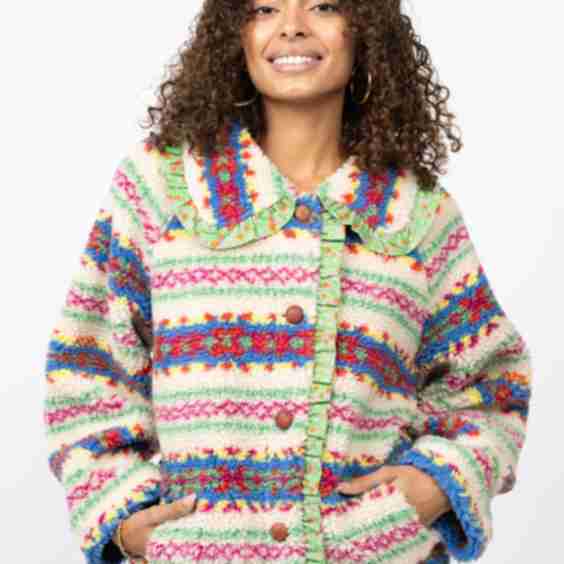 Fair Isle Sherpa Jacket