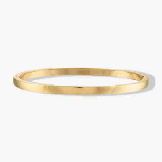 Polished Simple Bangle Bracelet