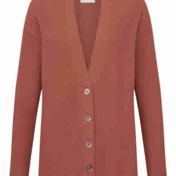  Organic Cotton Relaxed Cardigan