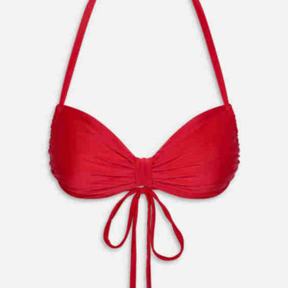 Reece Satin Halter Bikini Top
