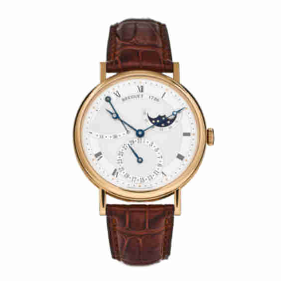 18K Alligator 39mm Classique Moonphase Automatic Watch