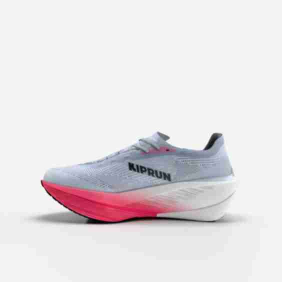 Kipstorm Tempo men's road running shoes, blue and pink