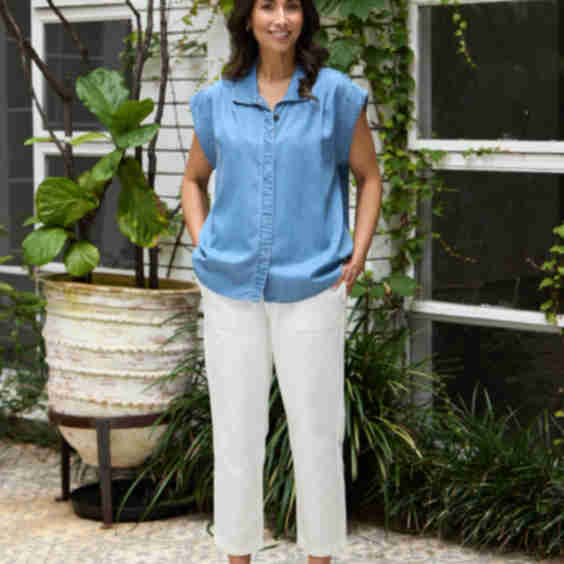Annie Light Denim Shirt