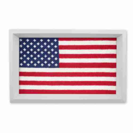 Big American Flag Valet Tray