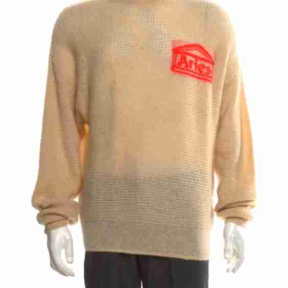 Graphic Print Crew Neck Pullover (Pre-Owned)