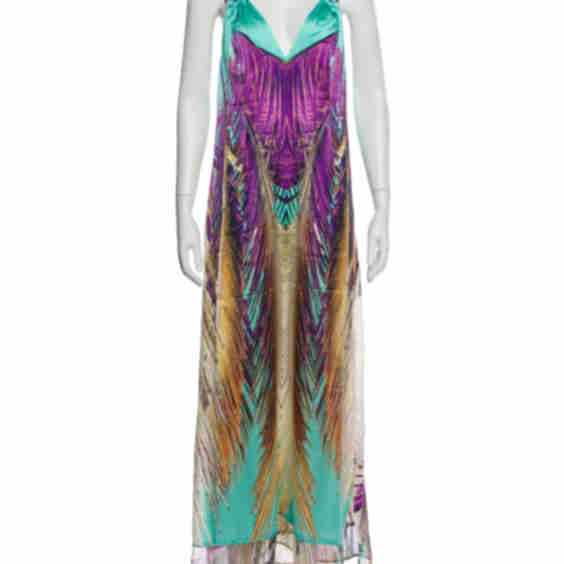 Silk Long Dress (Pre-Owned)