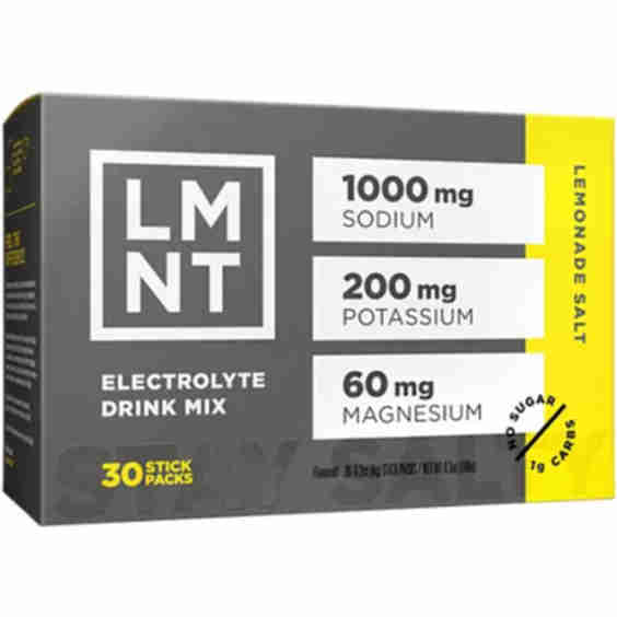 Zero Sugar Electrolyte Drink Mix Lemonade Salt 30 Stick Packs
