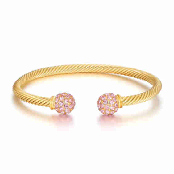 Ball Torque Bangle Bracelet