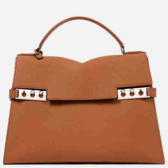 Tempête Large Leather Tote Bag