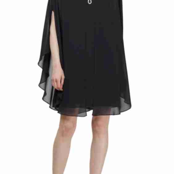 Cape Cocktail Dress