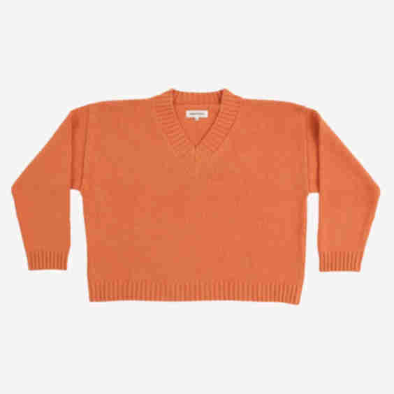 Sloane Vee Cotton Sweater