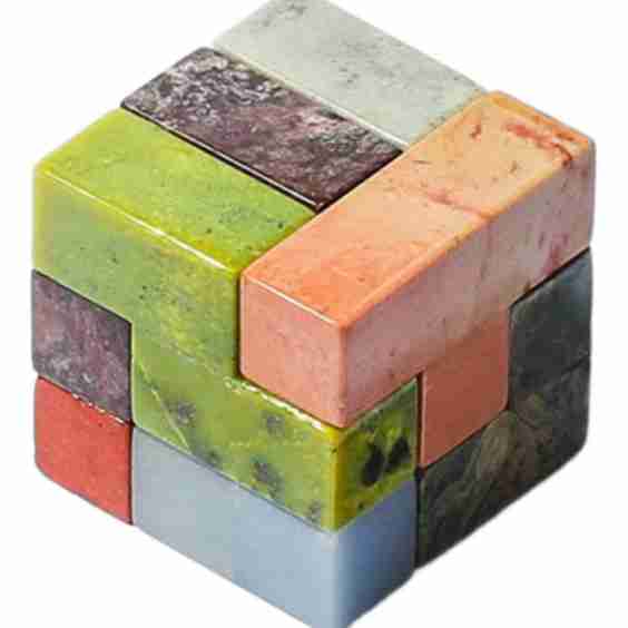 Gemstone Soma Cube Puzzle