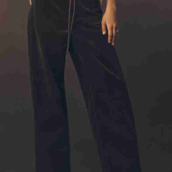 Jade Mid-Rise Wide-Leg Drawstring Jeans