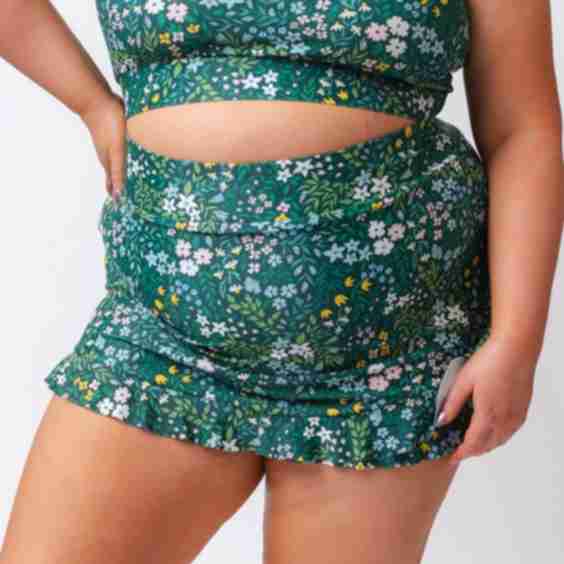 Ultra High Waist Skirt W/ Bottoms