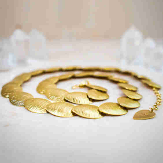 Hera Hammered Belt