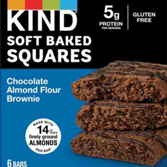 Gluten Free Almond Flour Soft Baked Squares Chocolate Brownie