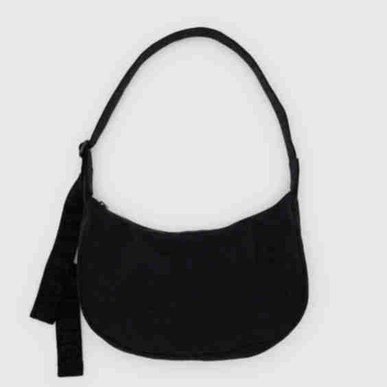 Medium Nylon Crescent Bag