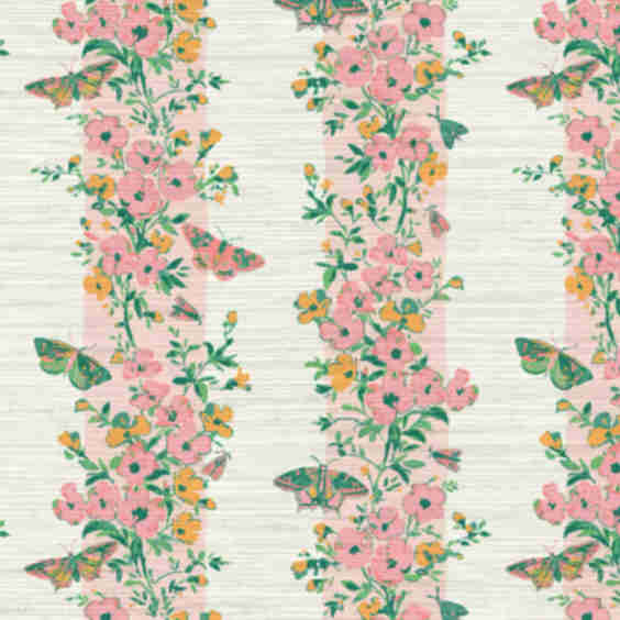 She's Like The Wind Grasscloth Wallpaper
