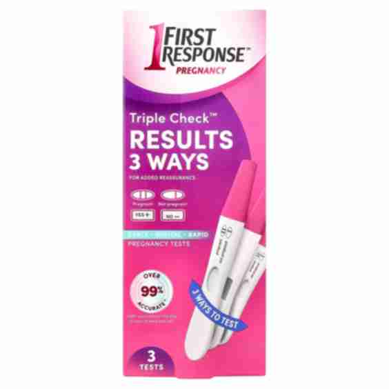 Triple Check Pregnancy Tests, 3 Tests