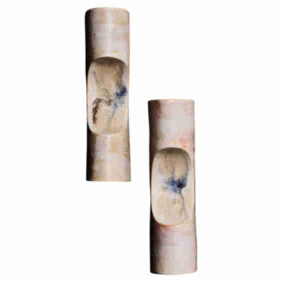 Pair of Ceramic Wall Sconces, France 2026 (Pre-Owned)