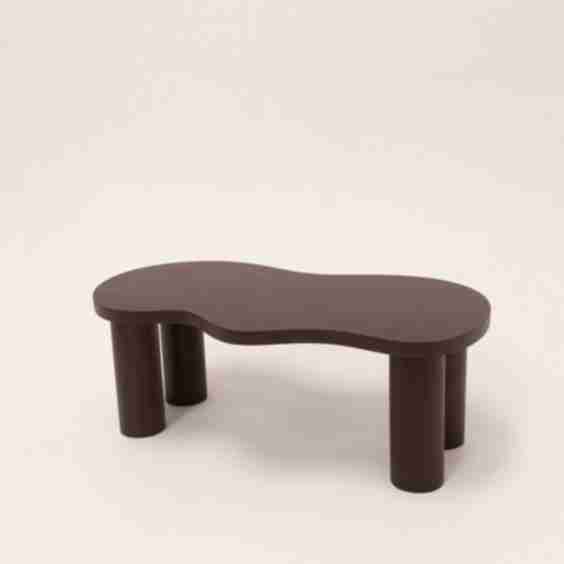 Small Natural Haricot Coffee Table