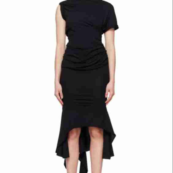 T Knit Midi Dress