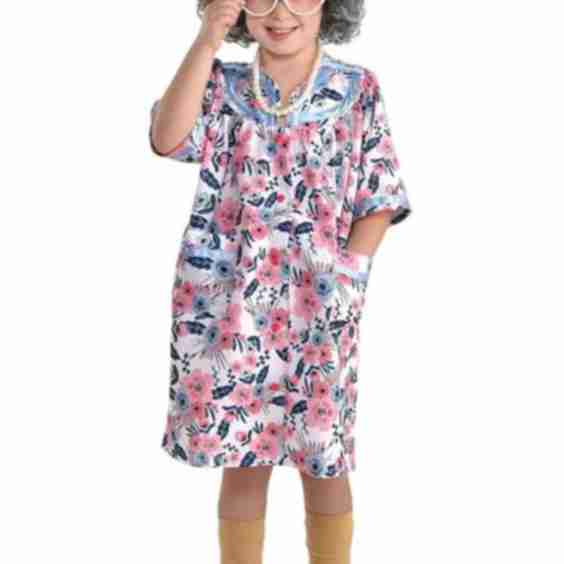 Girl's Little Old Lady Costume